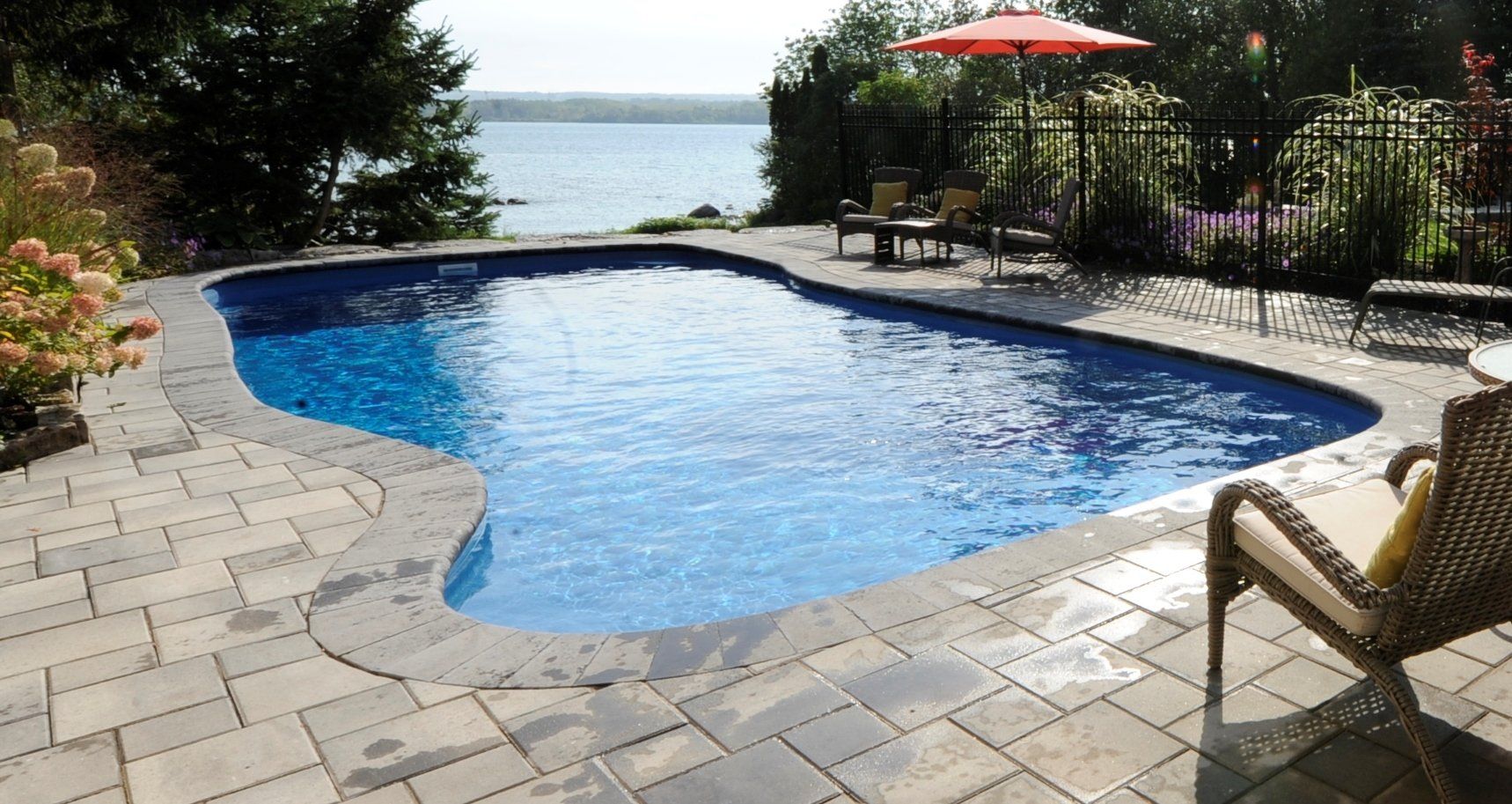 Backyard Inground Pool — Sandford, NC — Azure Pools & Spas