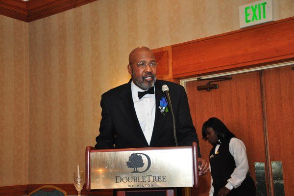 old man doing speech