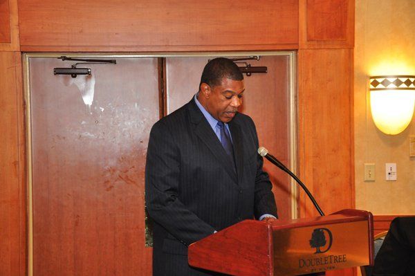 old man doing speech