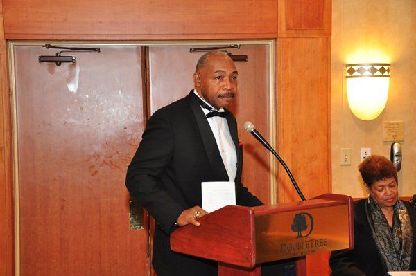 old man doing speech