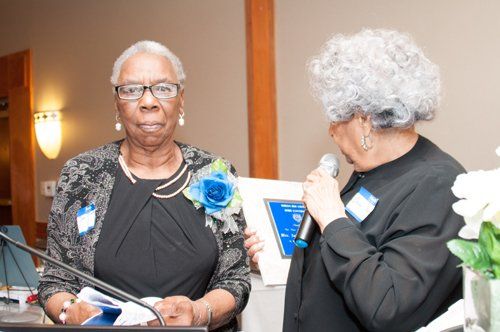 group of people talking