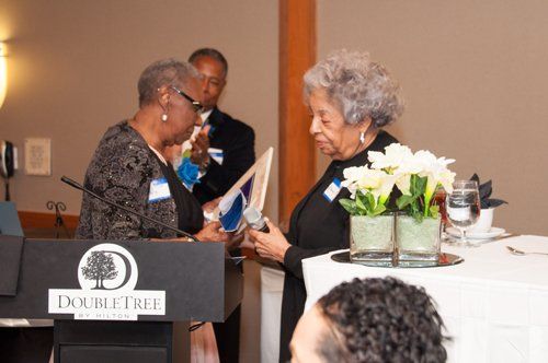 group of people talking