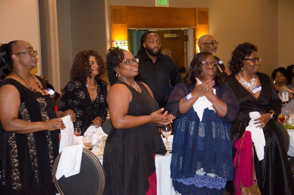 group of standing people