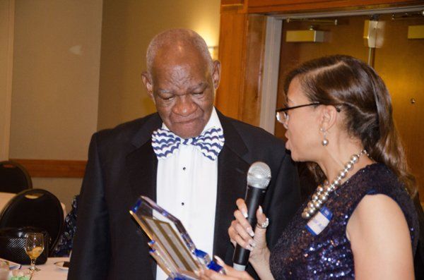 standing girl and man