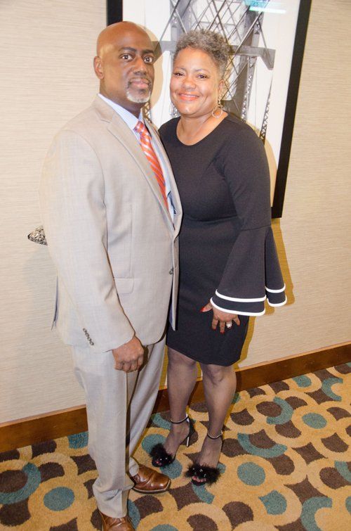 standing man and woman