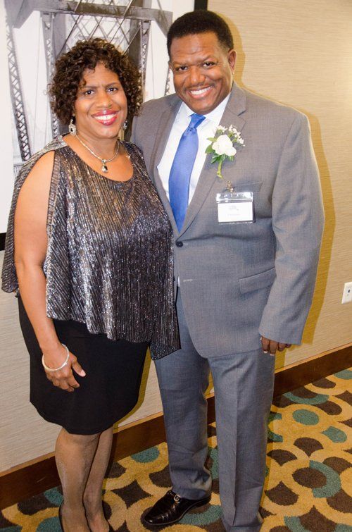 standing man and woman