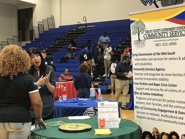 group of people standing