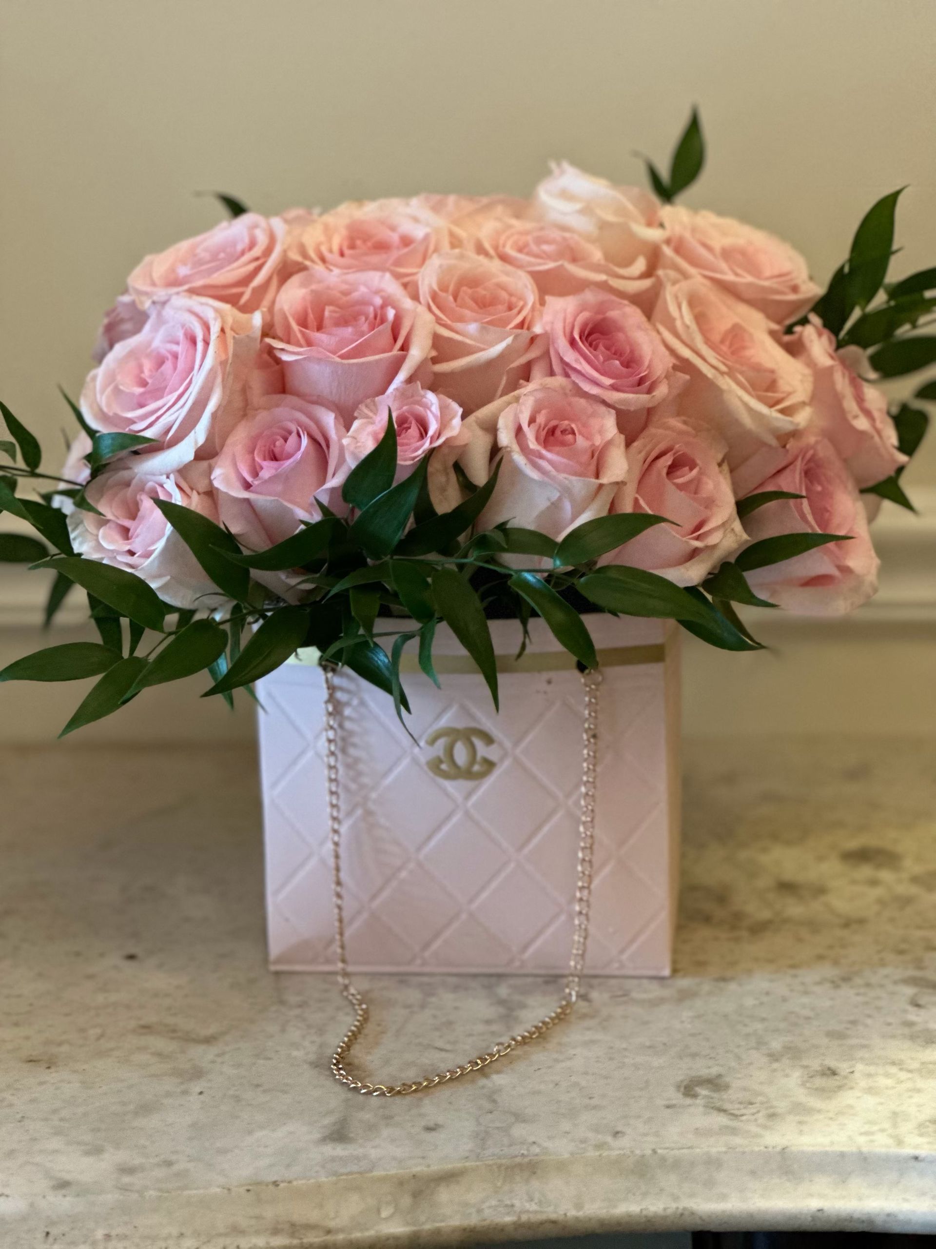 Blush Couture Rose Handbag