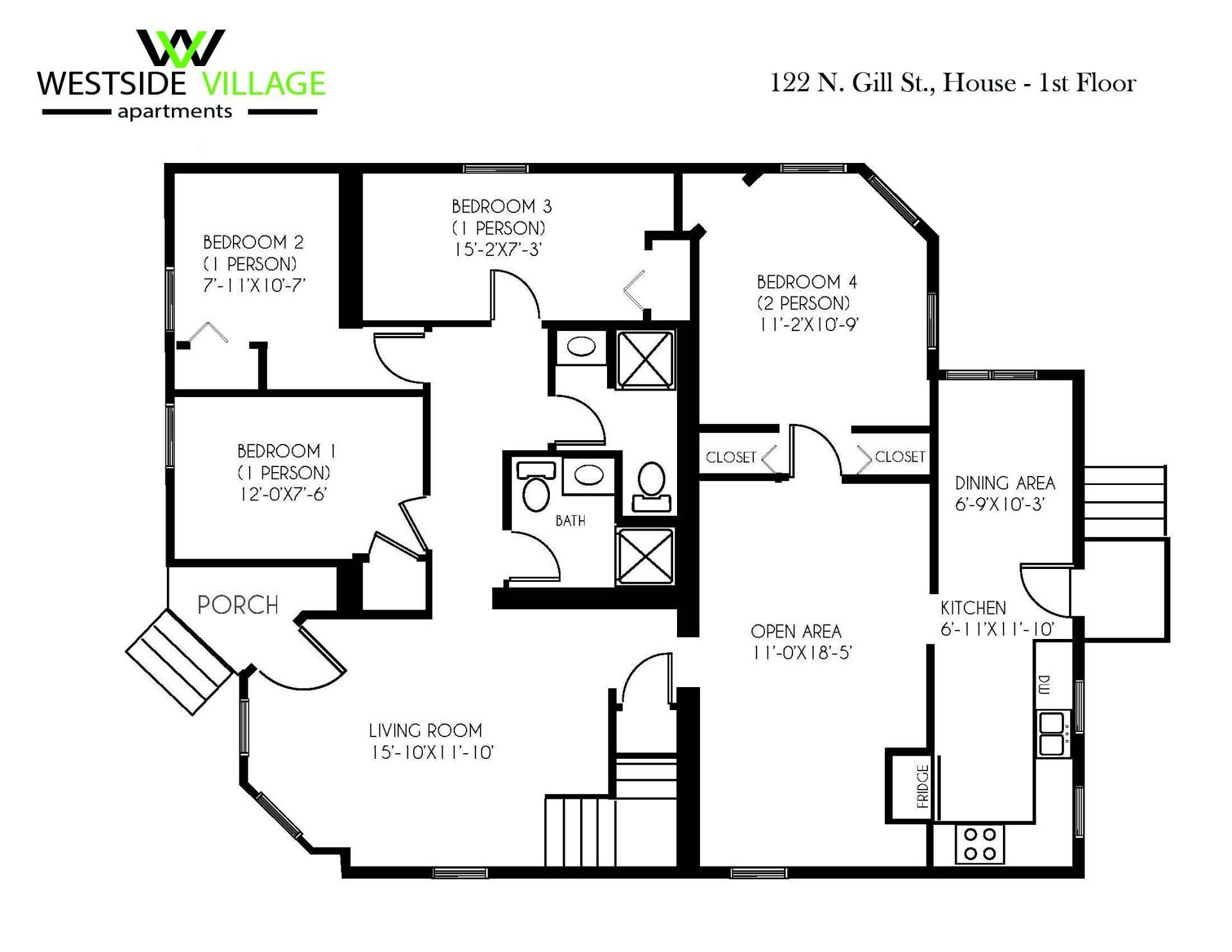 Floor Plan Apartment 1