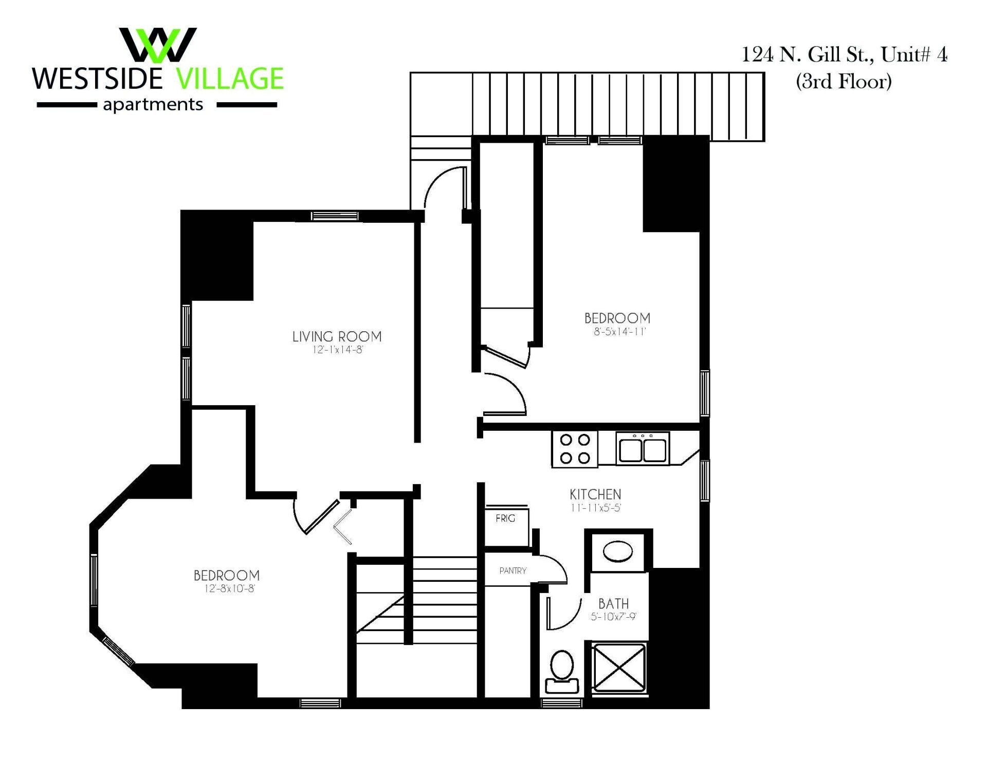 Floor Plan - Apartment 4