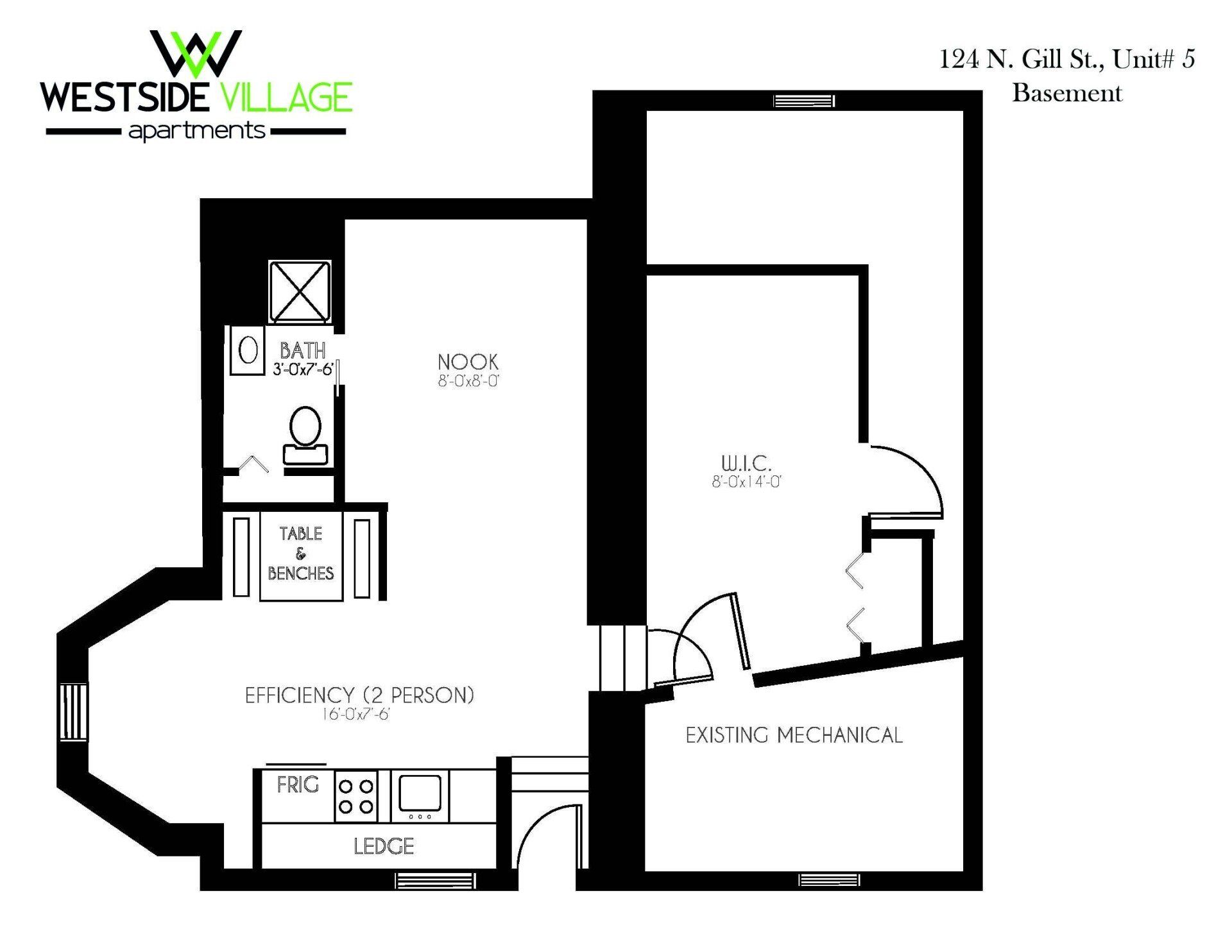 Floor Plan - Apartment 5