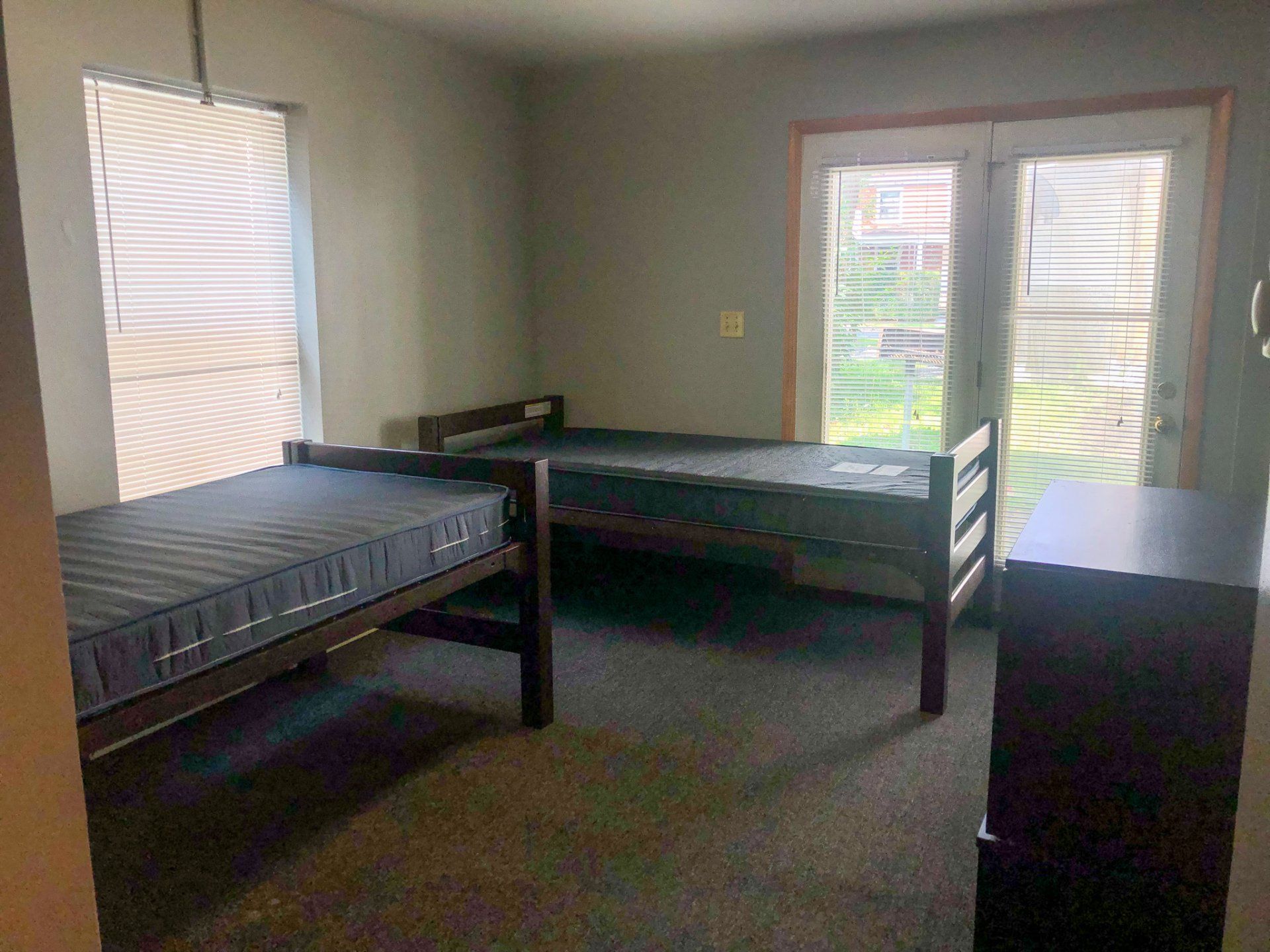 Bedroom with two beds