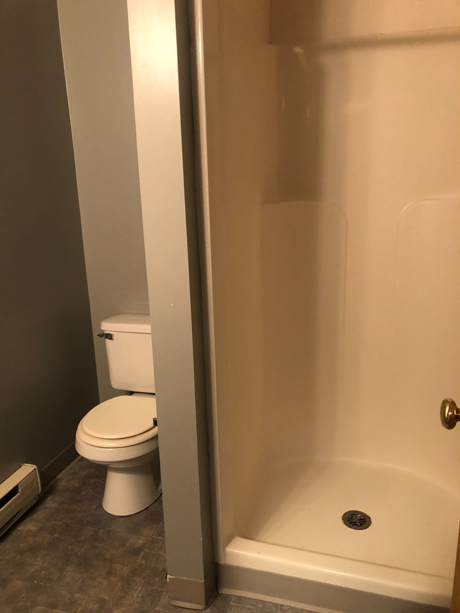 Bathroom with standing shower