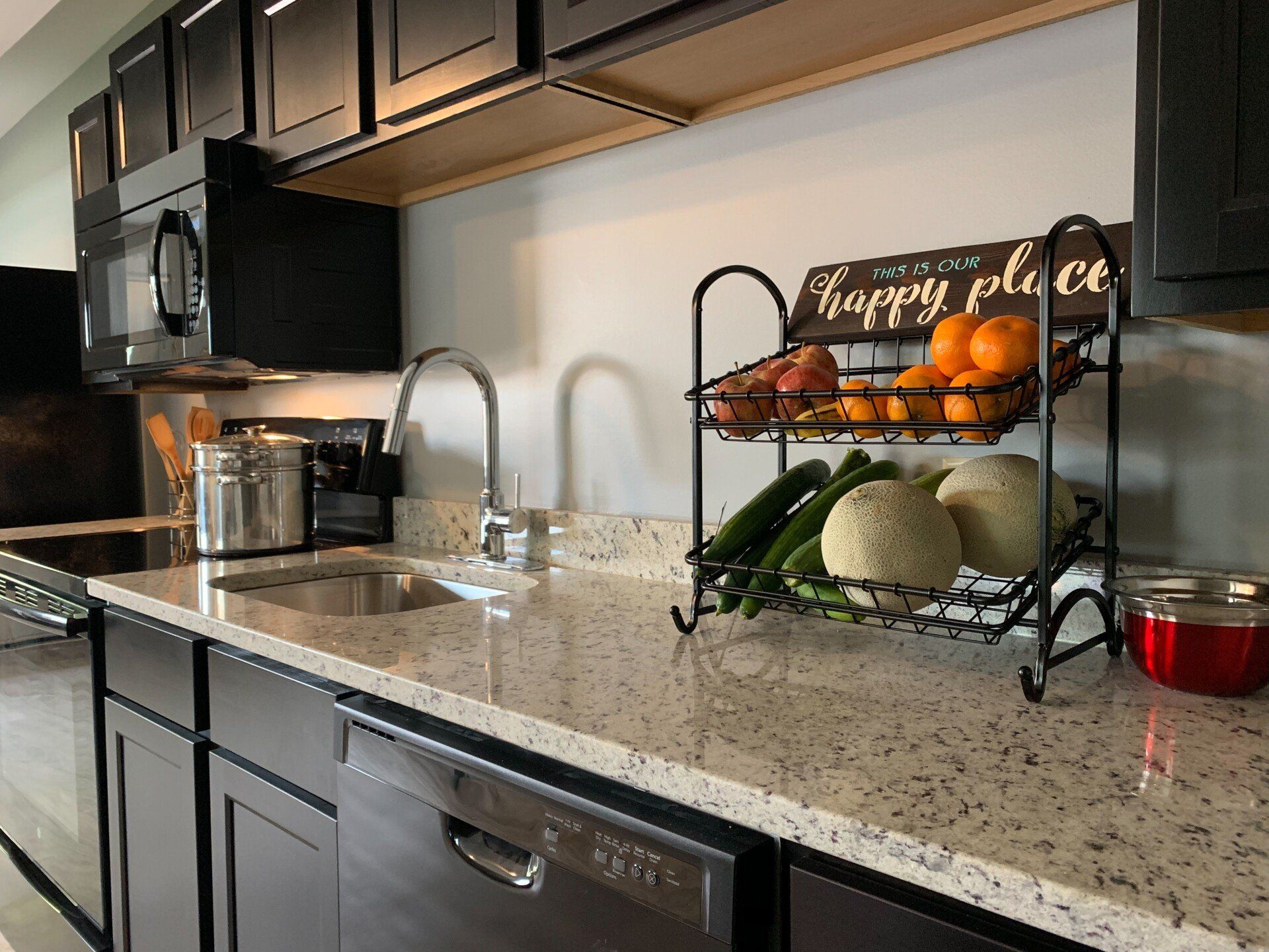 Kitchen counter view