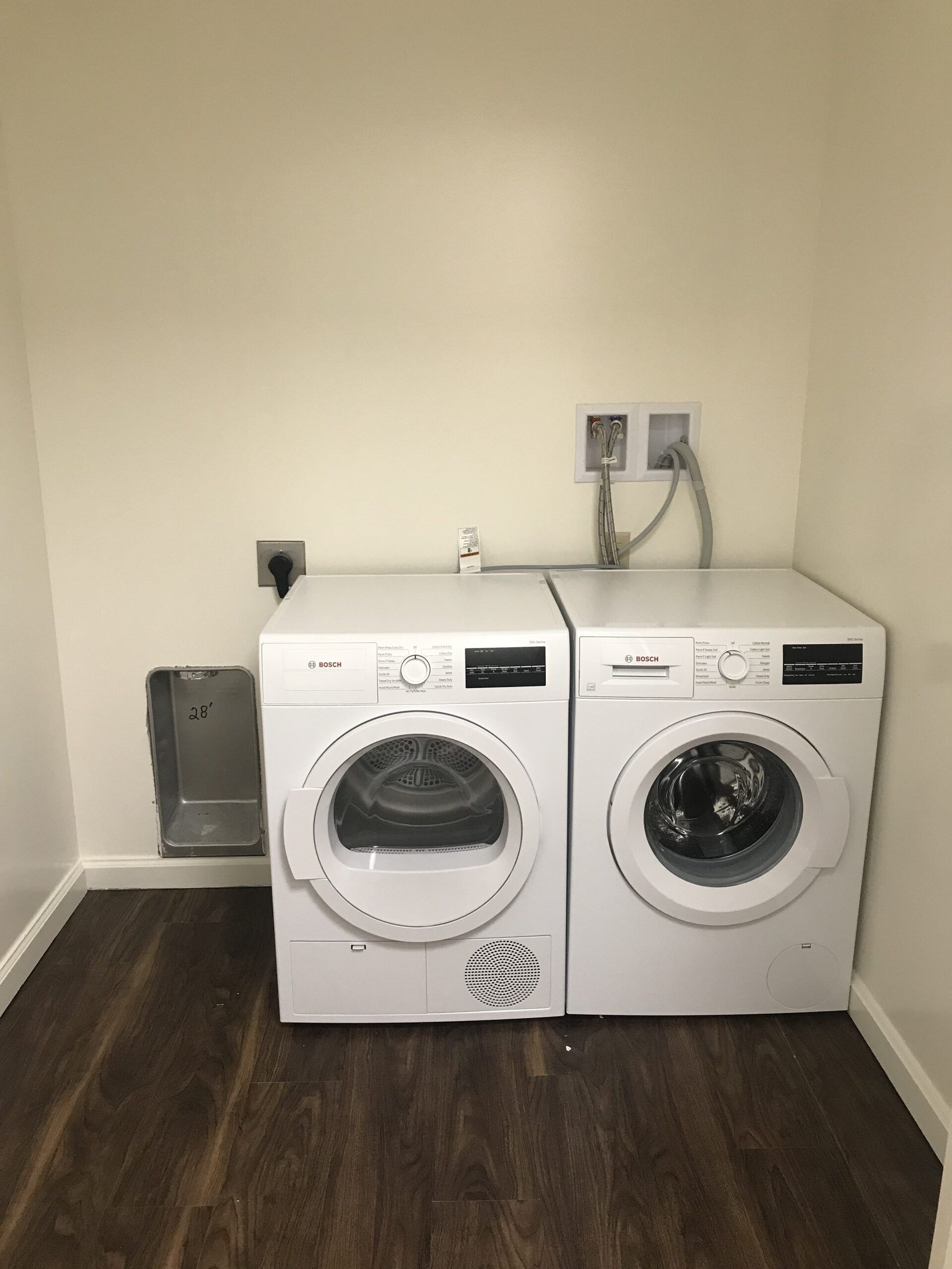 Washer and dryer