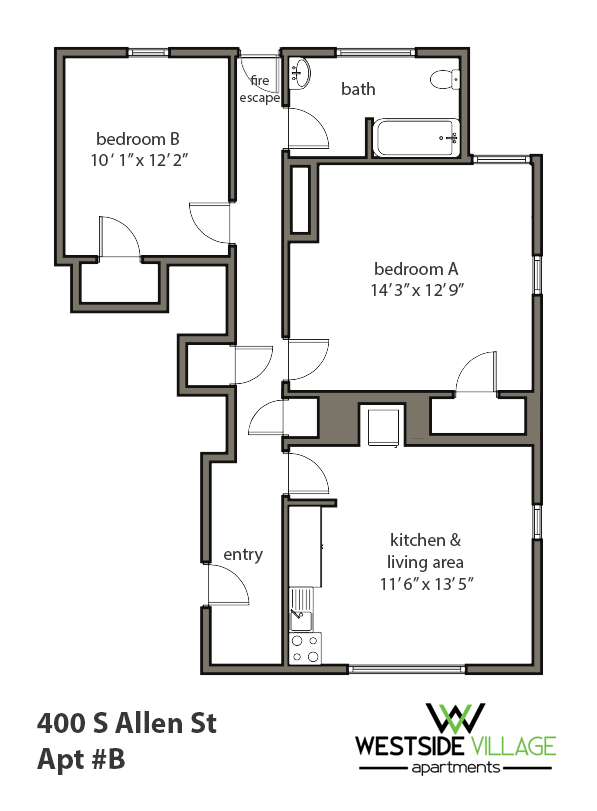 Floor Plan Apartment 1
