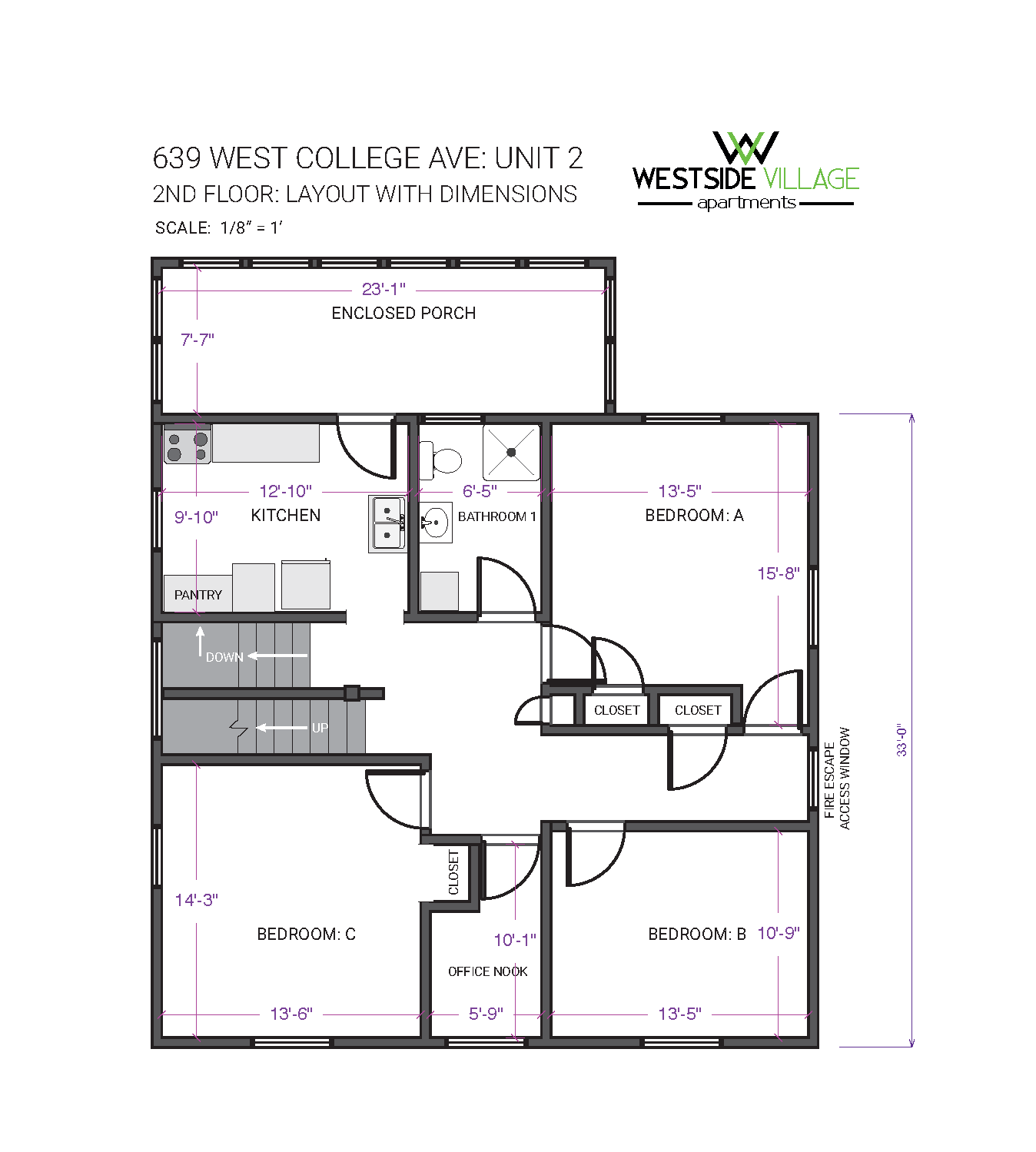 Floor Plan Apartment 3