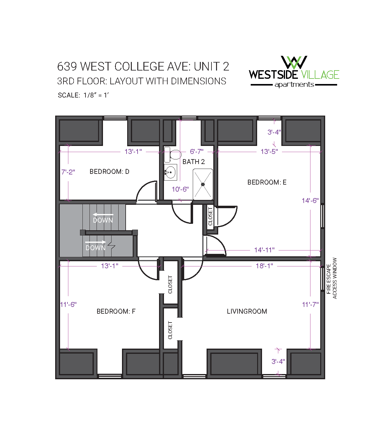 Floor Plan Apartment 2