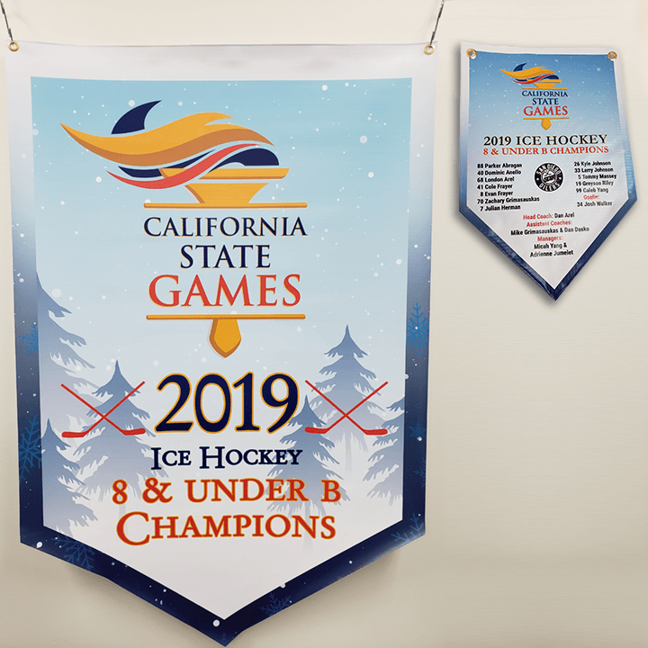 banner for cal state games ice hockey