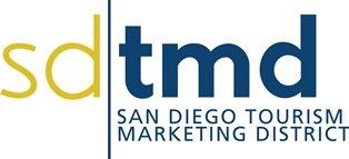 logo for san Diego tourism marketing district