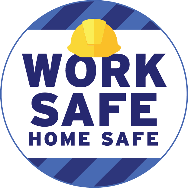 Work Safe Home Safe Badge — White Bear Lake, MN — Pinnacle Wall