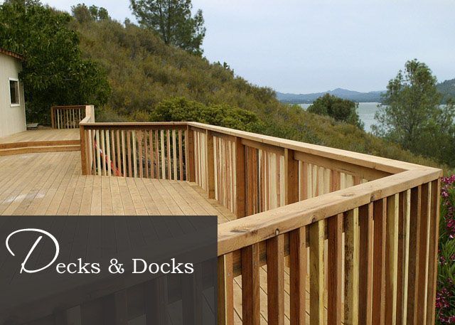 Deck — Lower Lake, CA — Coulter Construction