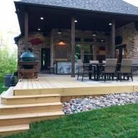 outdoor kitchen