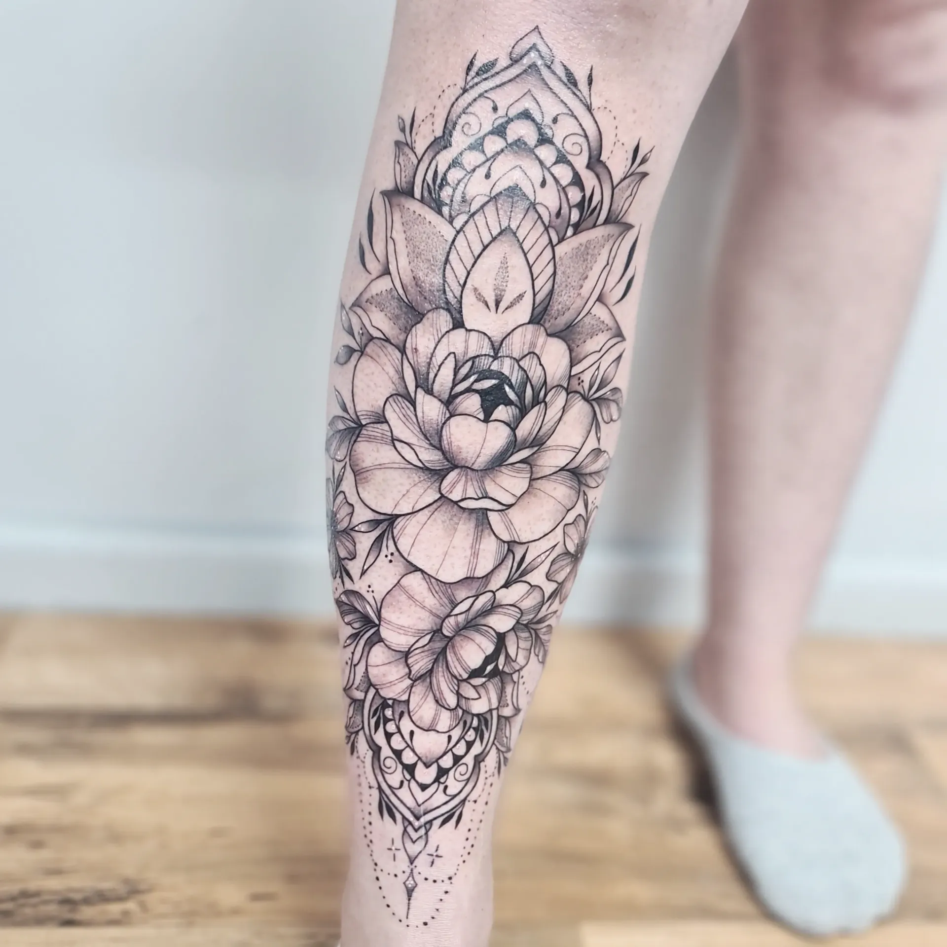 tattoo on leg