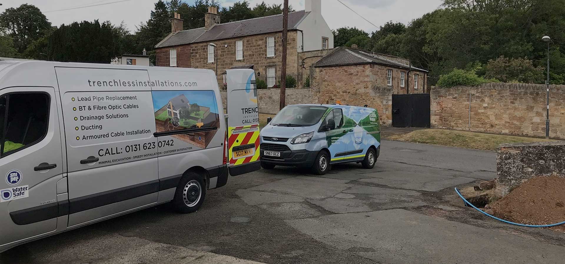 Trenchless Installations Ltd working with Scottish Water