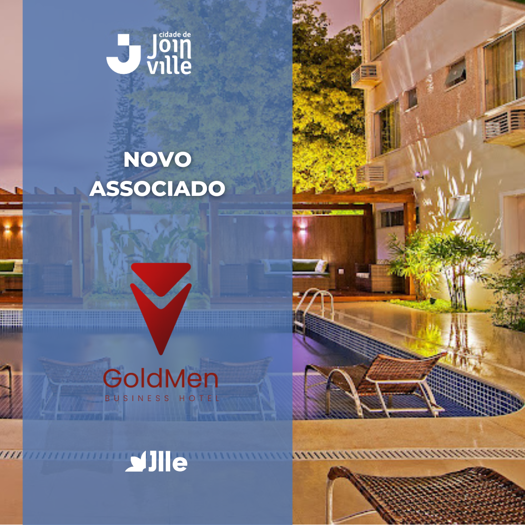 Damos as boas-vindas ao GoldMen Business Hotel Joinville, novo associado do Joinville CVB, que chega