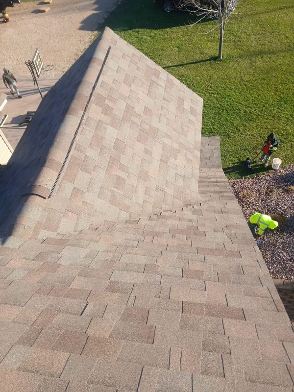 new roof installed by Curti Construction in DeSoto, WI