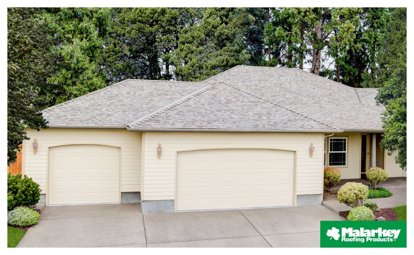 New residential roof with Malarkey roofing shingles