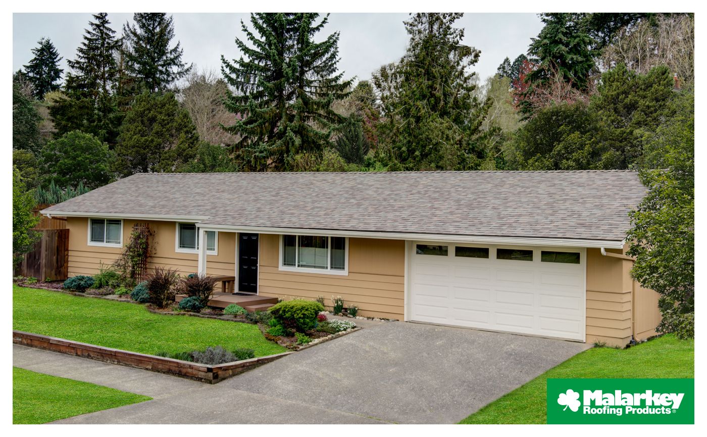 New residential roof with Malarkey roofing shingles