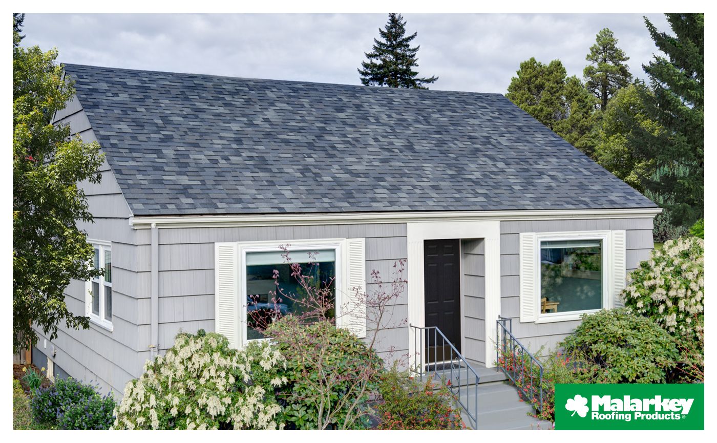 New residential roof with Malarkey roofing shingles