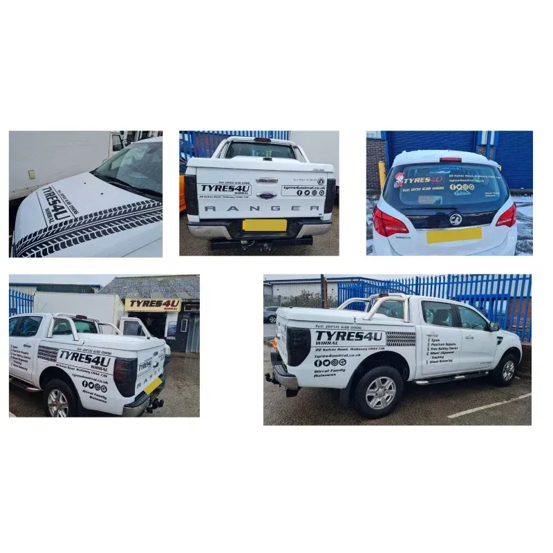 Set of work vehicles