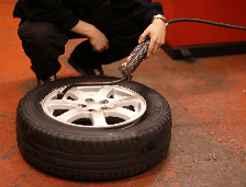 Air filling in tyres