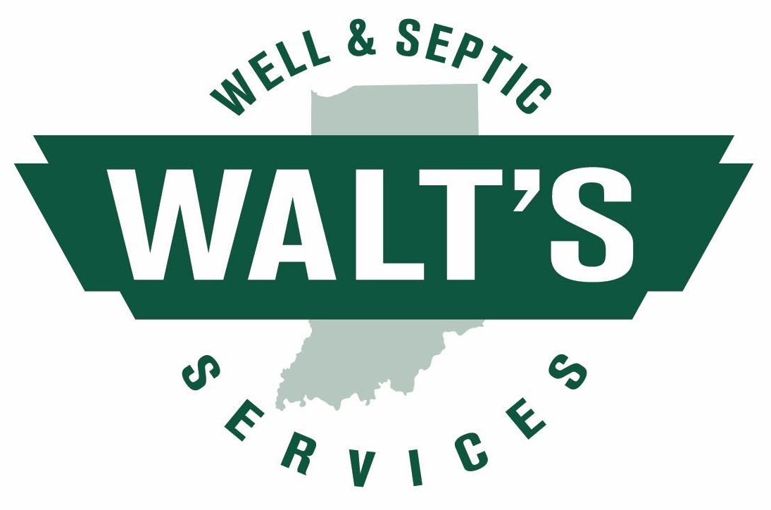 Logo for Walt's Well & Septic Services, features 