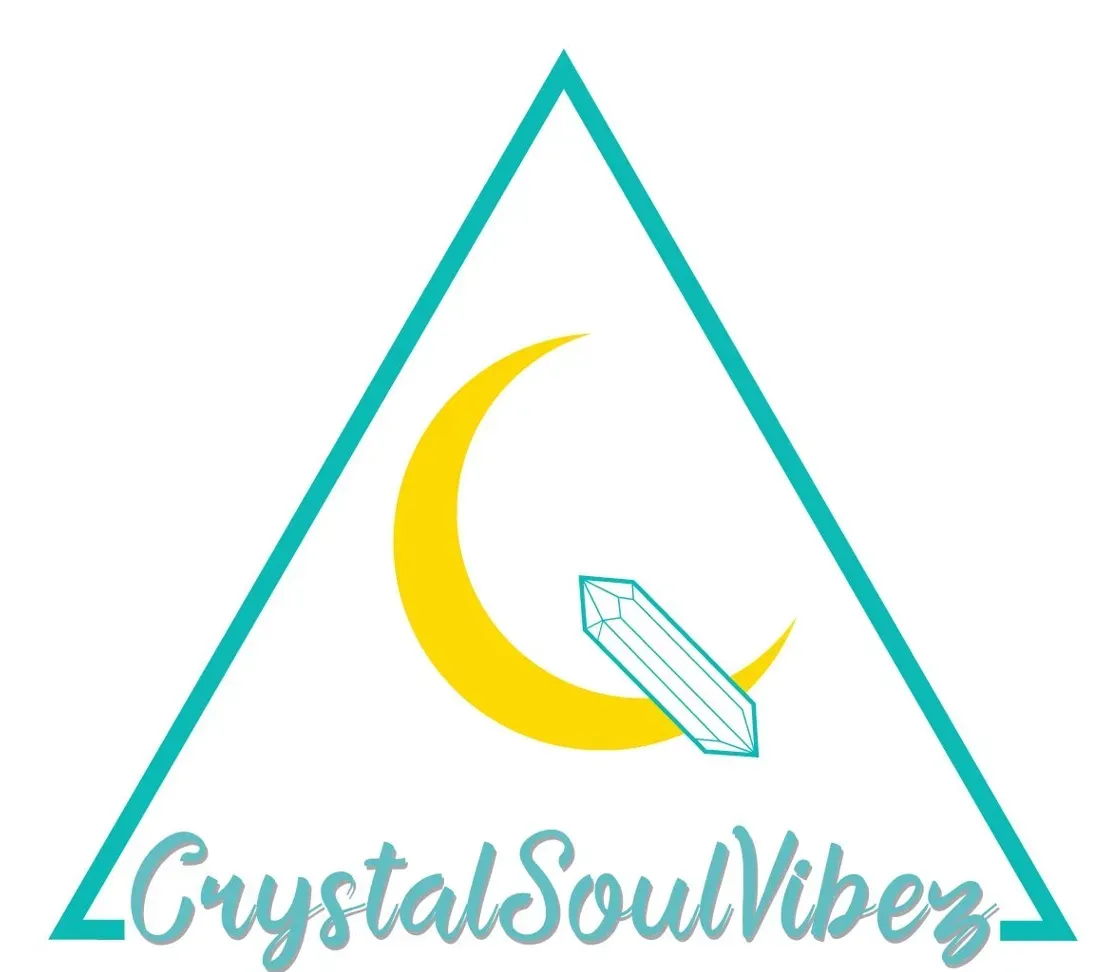 A logo for a company called crystal soulvibez
