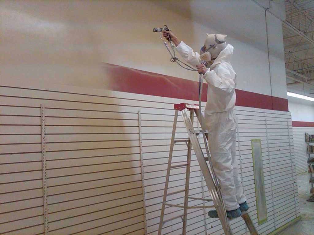 Interior commercial painting service in Fort Myers Florida.