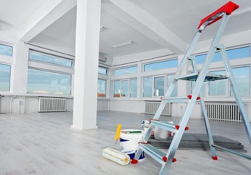 Interior painting service by restoration team in Fort Myers.