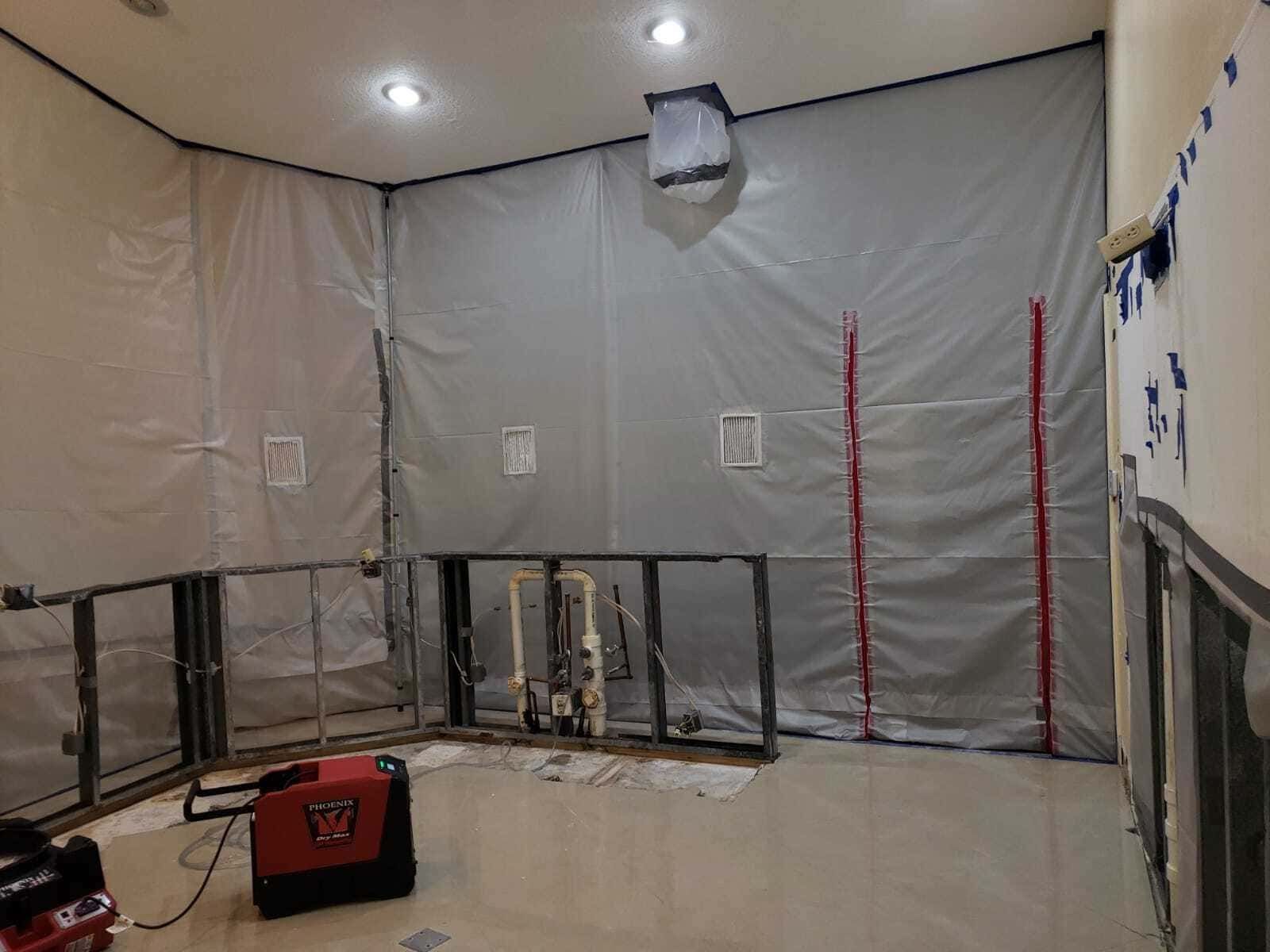 Restoration project on residential property in Fort Myers FL