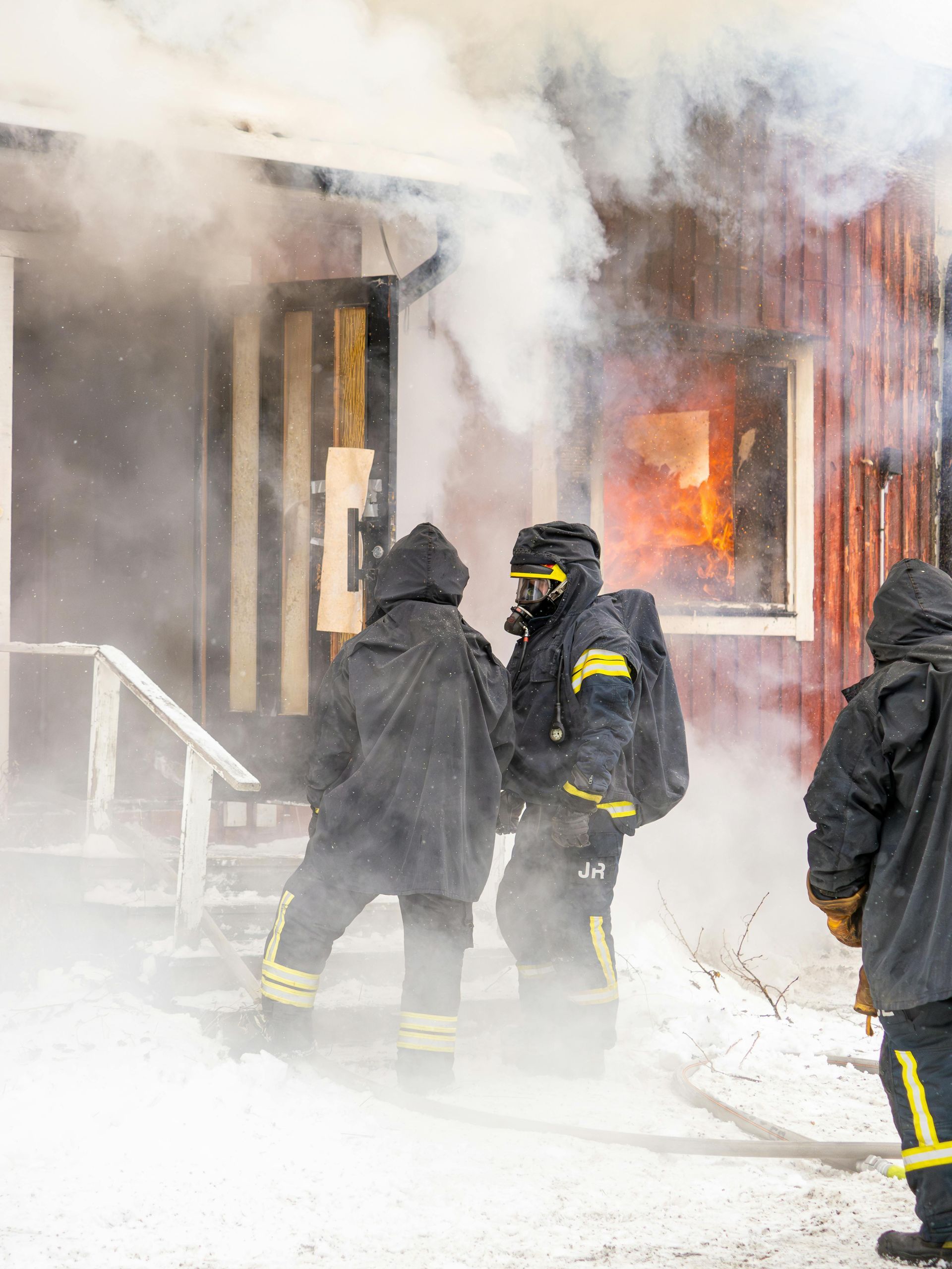 Structure fire at a home in Fort Myers highlighting the need for fire damage restoration