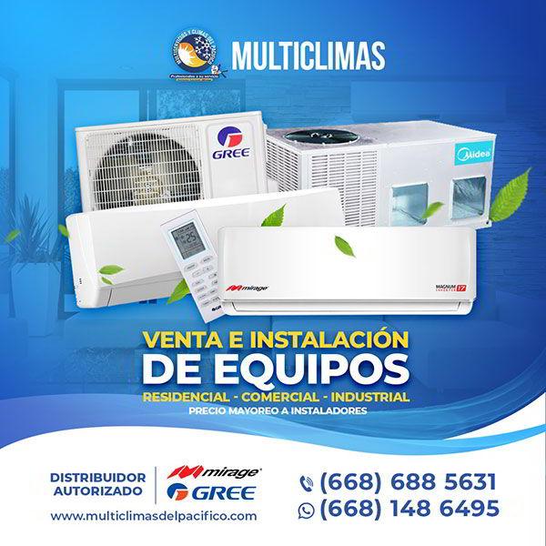 MULTICLIMAS - Venta e instalación de equipos
