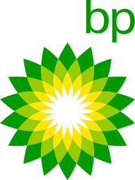 BP logo: green and yellow flower shape with