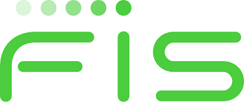 Green FIS logo with five dots above.