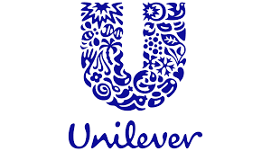 Unilever logo: stylized blue