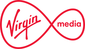 Virgin Media logo: red infinity symbol with