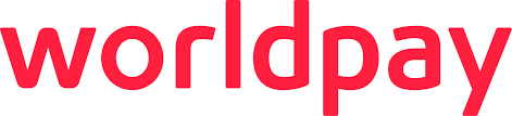 Worldpay logo in red.