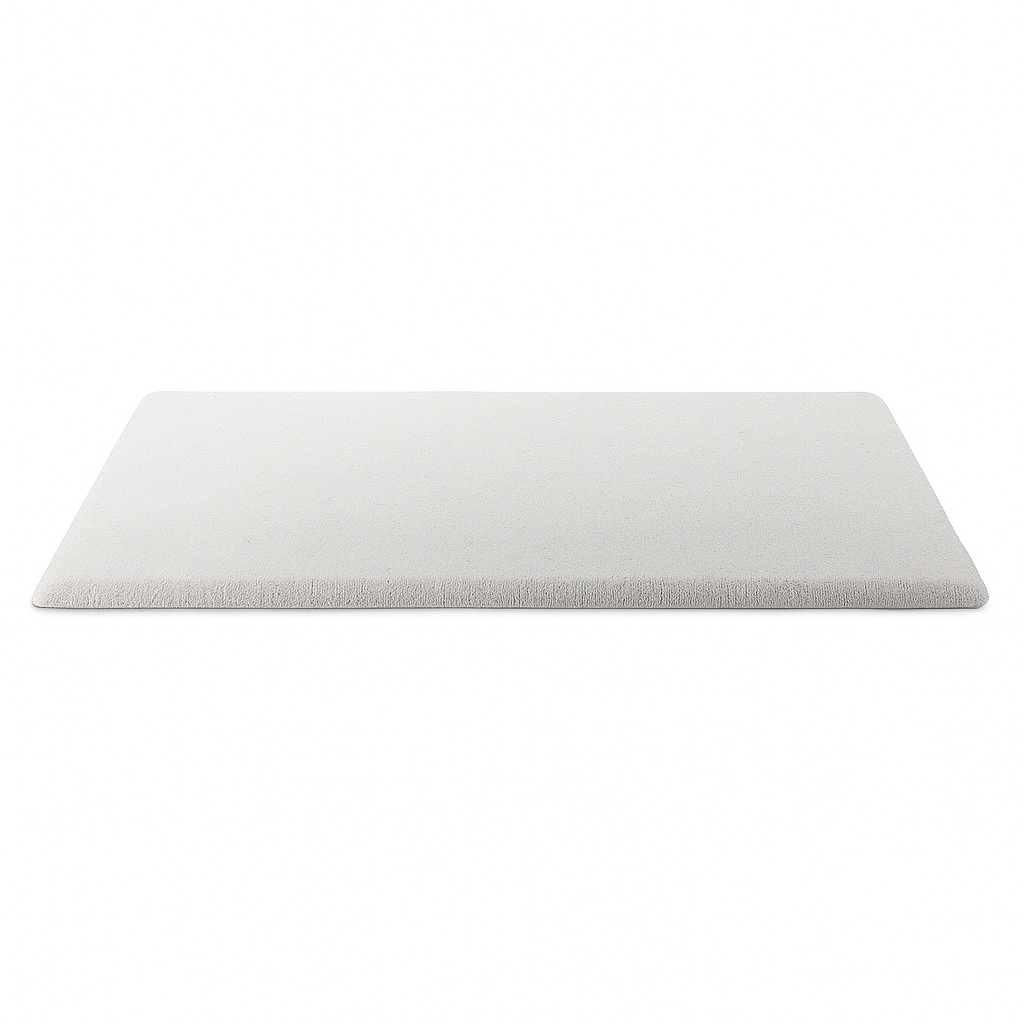 White rectangular cleaning pad.