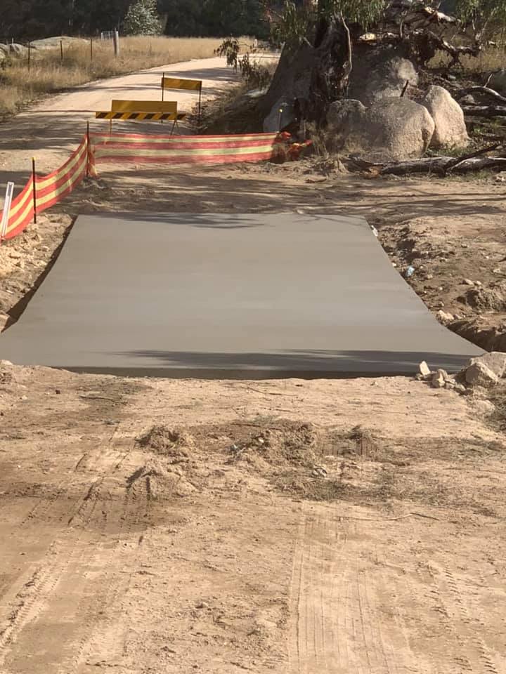 Road Concrete Work — Smithcrete Concreting in Uralla, NSW
